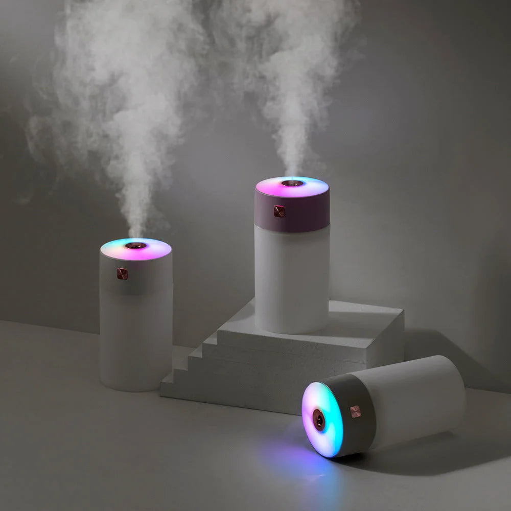 Pink 300ml USB Air Humidifier