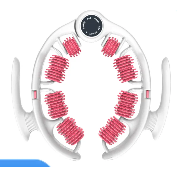 Pink 360 Degree Clamp Leg Roller Massager - Deep Tissue