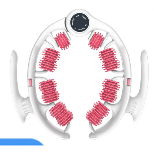 Pink 360 Degree Clamp Leg Roller Massager - Deep Tissue