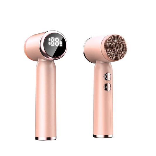 Pink 6-in-1 Electric Facial Cleansing Brush Set