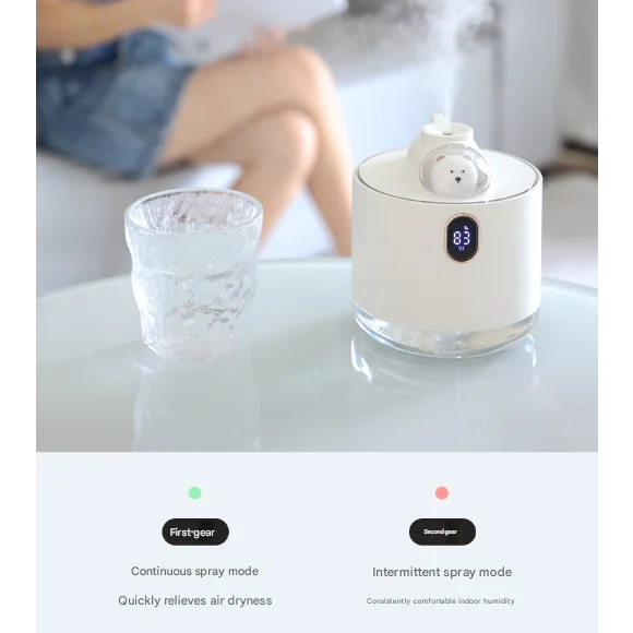 Pink Adorable Space Capsule Humidifier - Portable USB Cool