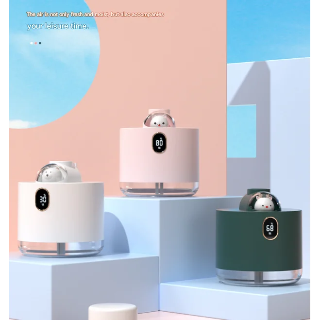 Pink Adorable Space Capsule Humidifier - Portable USB Cool