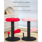 Pink and Black Adorable Flower Cat Tree - Plush Perch Sisal