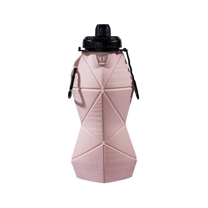 Pink Black Cup Lid Ultimate Foldable Silicone Water