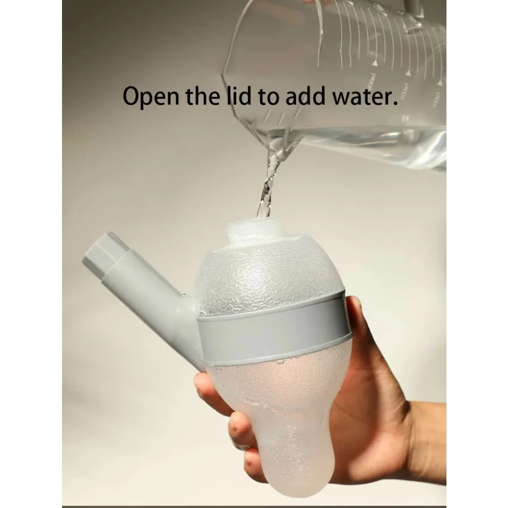 Pink Base Adjustable Height Pet Water Dispenser with Food