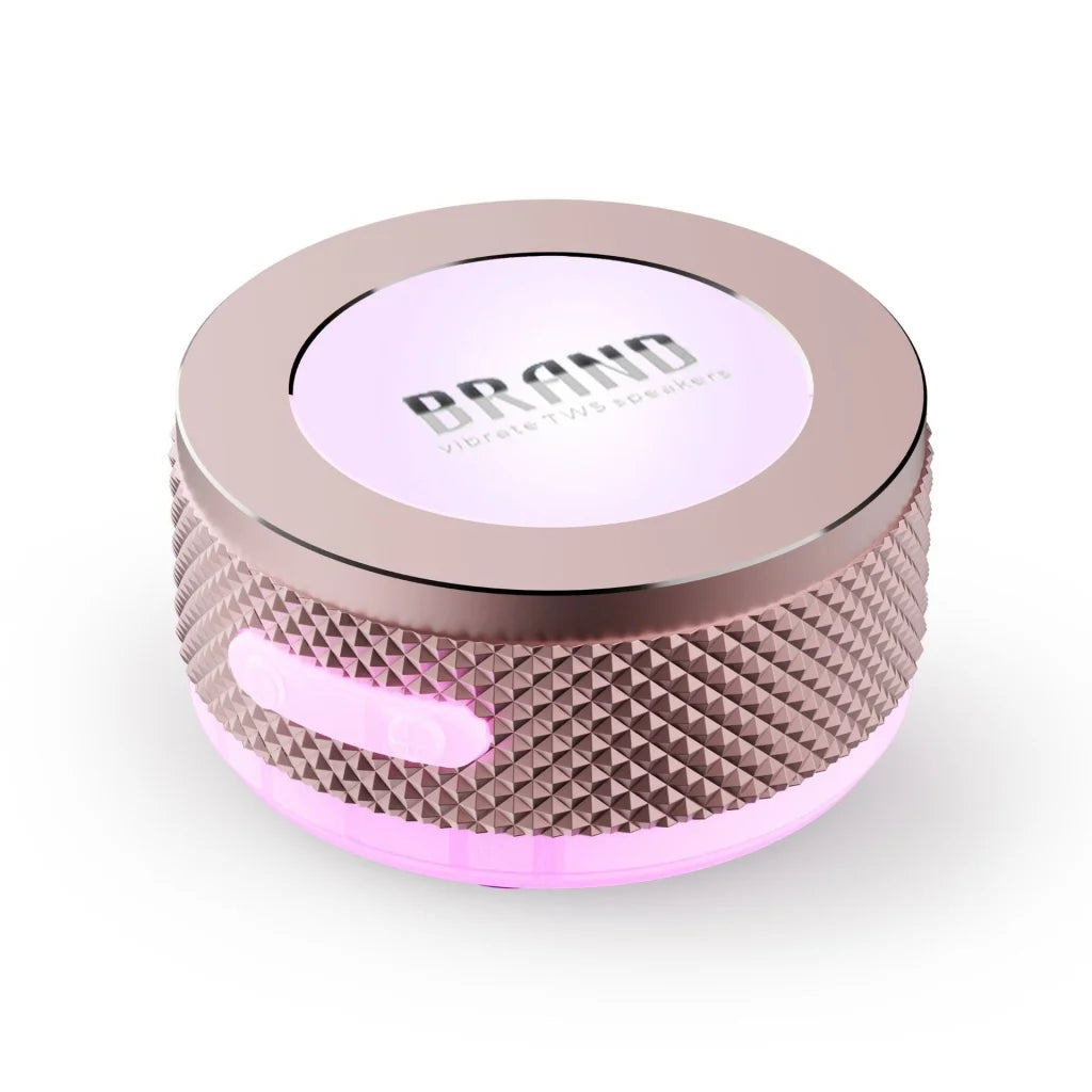 Pink Bone Conduction Vibration Bluetooth Speaker - TWS