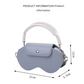 Pink Chic PU Leather Crossbody Storage Bag for Apple