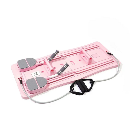 Pink Foldable Multi-Functional Abdominal Trainer - Home
