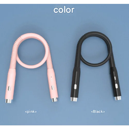 Pink Hands-Free LED Neck Reading Light - USB Rechargeable