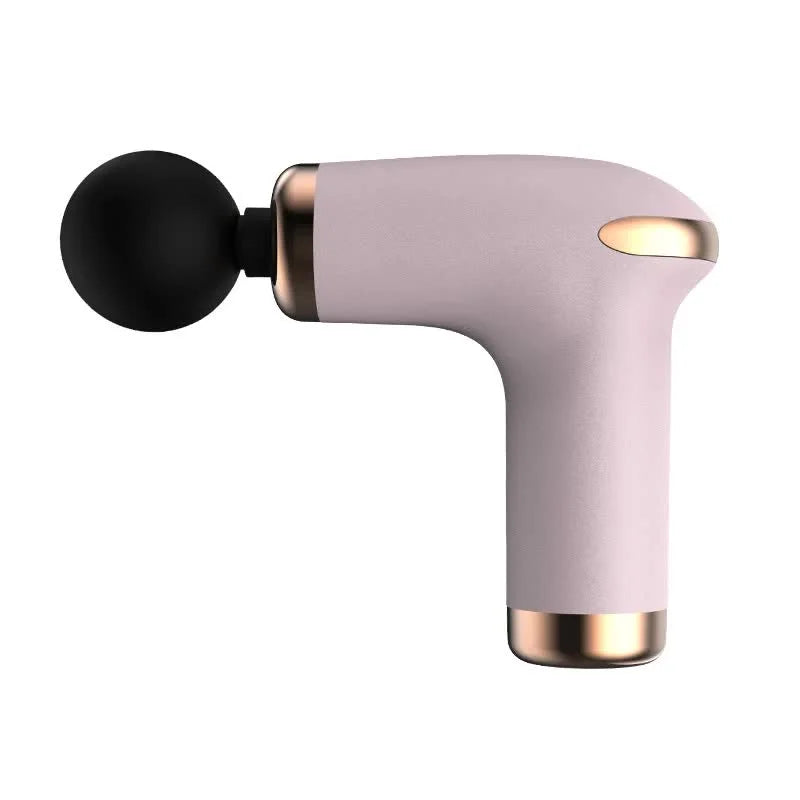 Pink Massage Gun - 6-Speed Deep Tissue Massager with 4