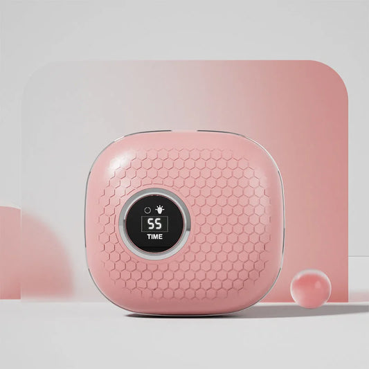 Pink Portable Ultrasonic Contact Lens Cleaner - Automatic