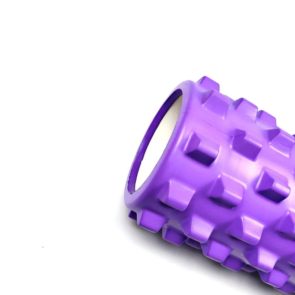 Pink Solid Yoga Foam Roller 45cm - Colorful Wolf Tooth