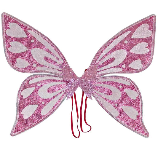 Pink Sparkling Fairy Wings - Lightweight Glitter Butterfly