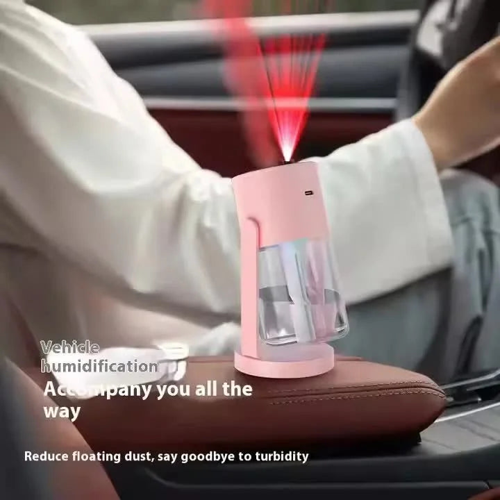 Pink Starry Night Projector Humidifier - Night Light