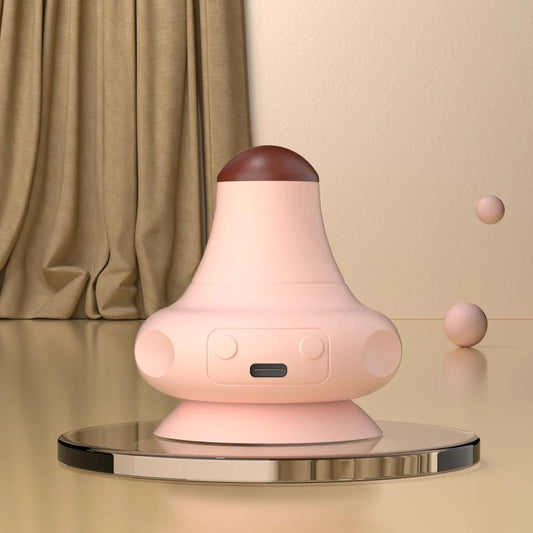 Pink [Stone + Hot Compress] Silicone Fascial Massage Ball