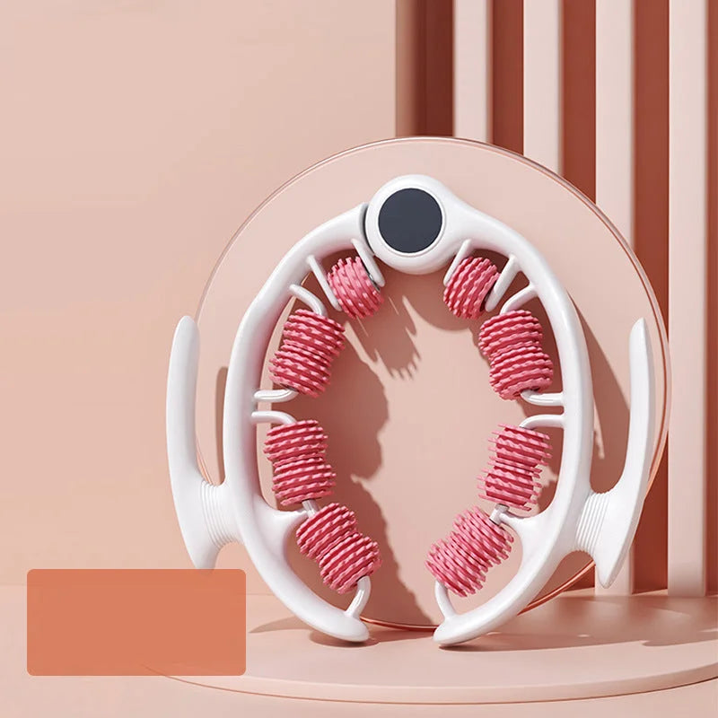 Pink U-Shape 360 Degree Massage Roller - Multi-Functional