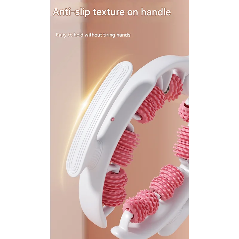 Pink U-Shape 360 Degree Massage Roller - Multi-Functional