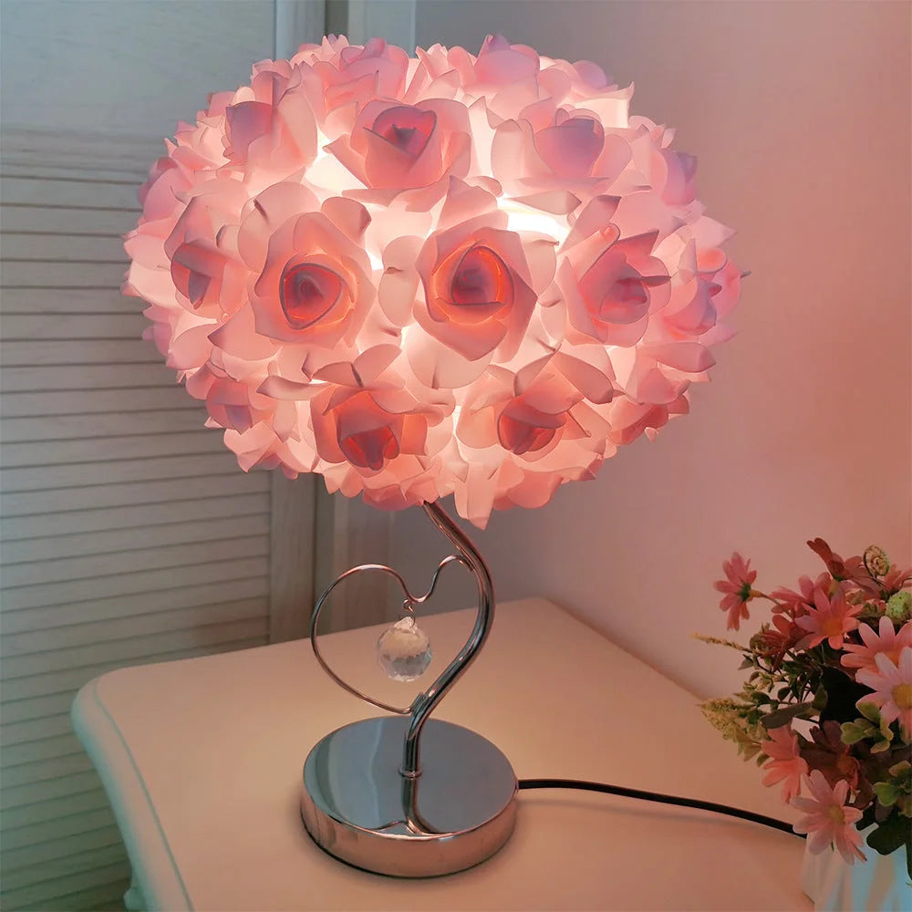 Pink,Yellow Roses And Silver Base Romantic Red Rose Flower