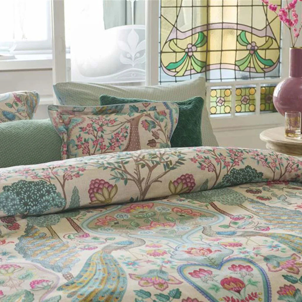 PIP Studio Pavoni Off White Cotton Quilt Cover Set - Queen