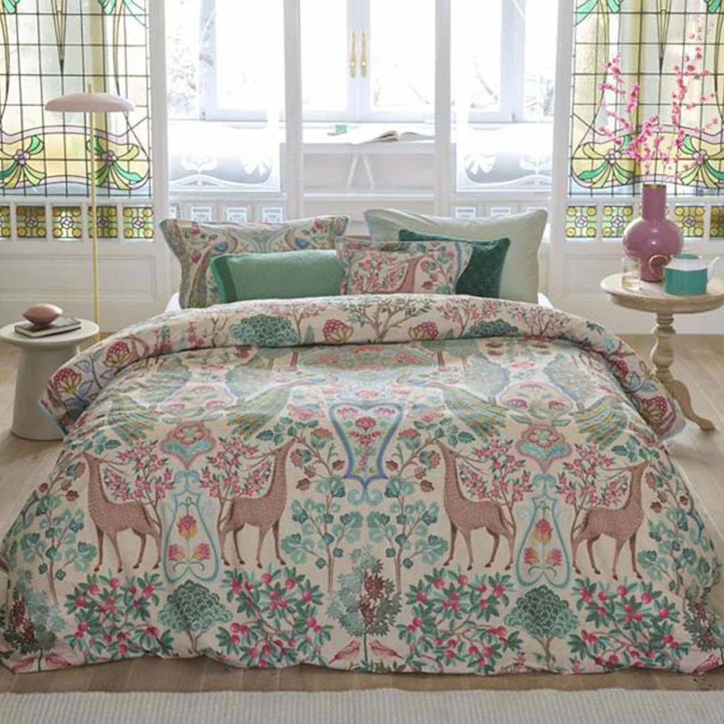 PIP Studio Pavoni Off White Cotton Quilt Cover Set - Queen