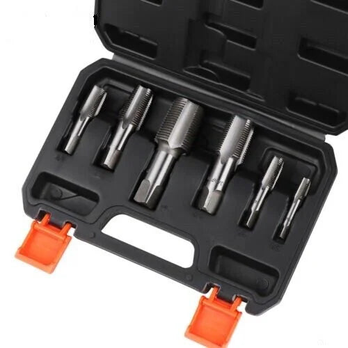 Pipe Tap Set HORUSDY 6Pc NPT Thread Screw Tool 1/8’’ to 1’’