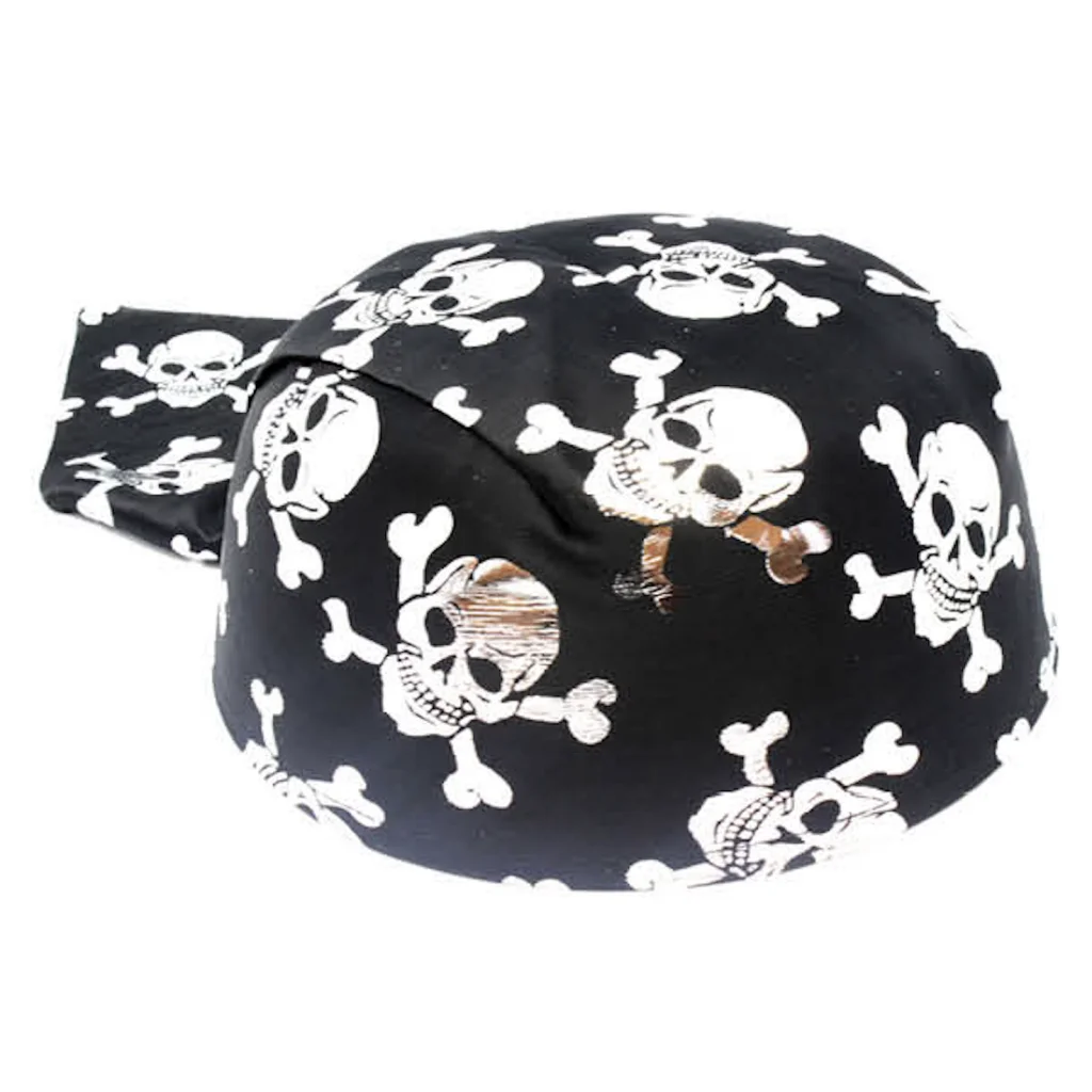 Pirate Hat Bandana Style Fancy Dress Costume Halloween