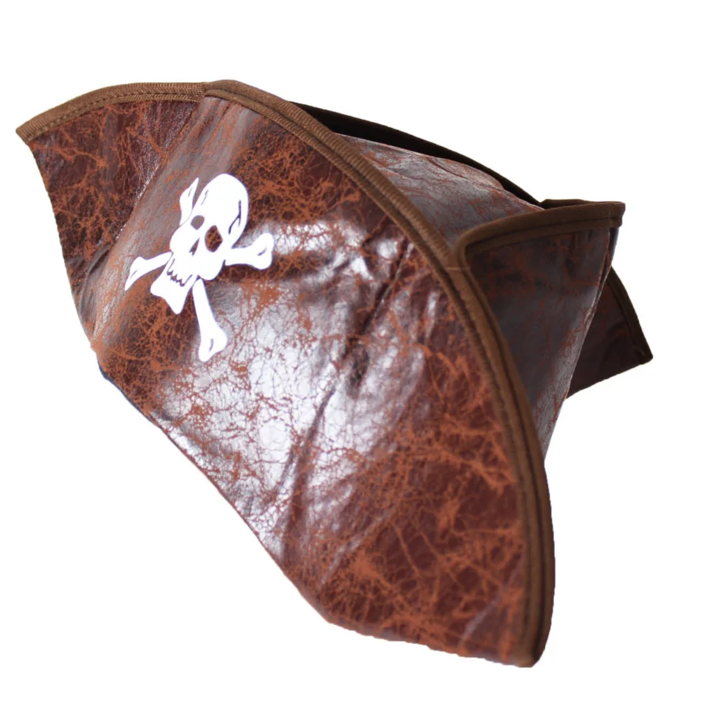 PIRATE HAT Costume Accessory Tricorn Captain Cap Halloween