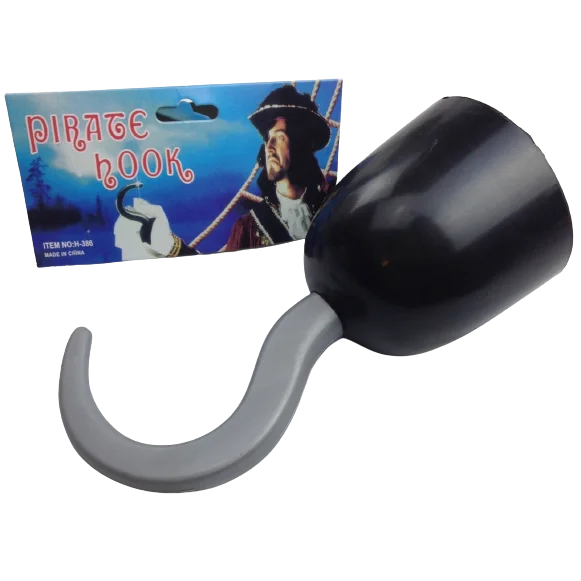 PIRATE HOOK Captain Hand Halloween Fancy Dress Up Costume