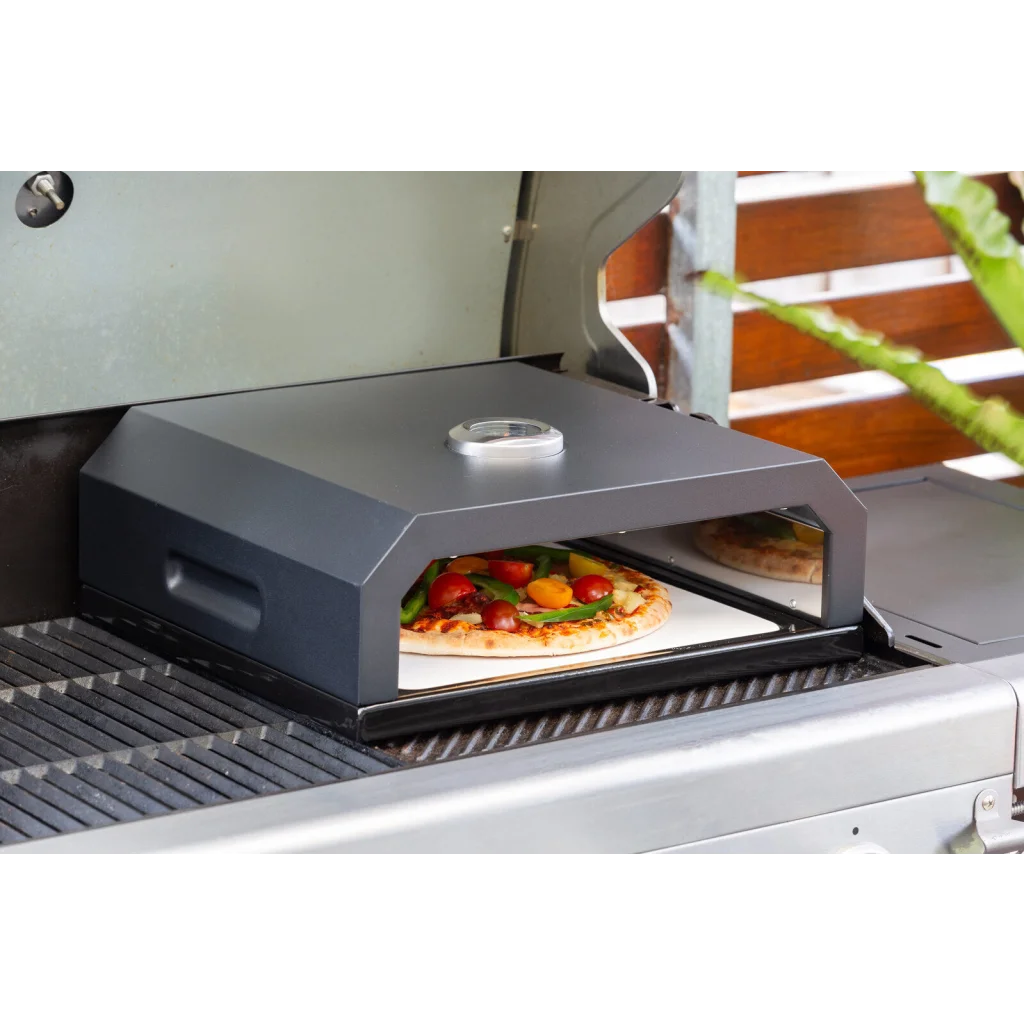 Pizza Oven Box with Built-in Thermometer - Appliances >