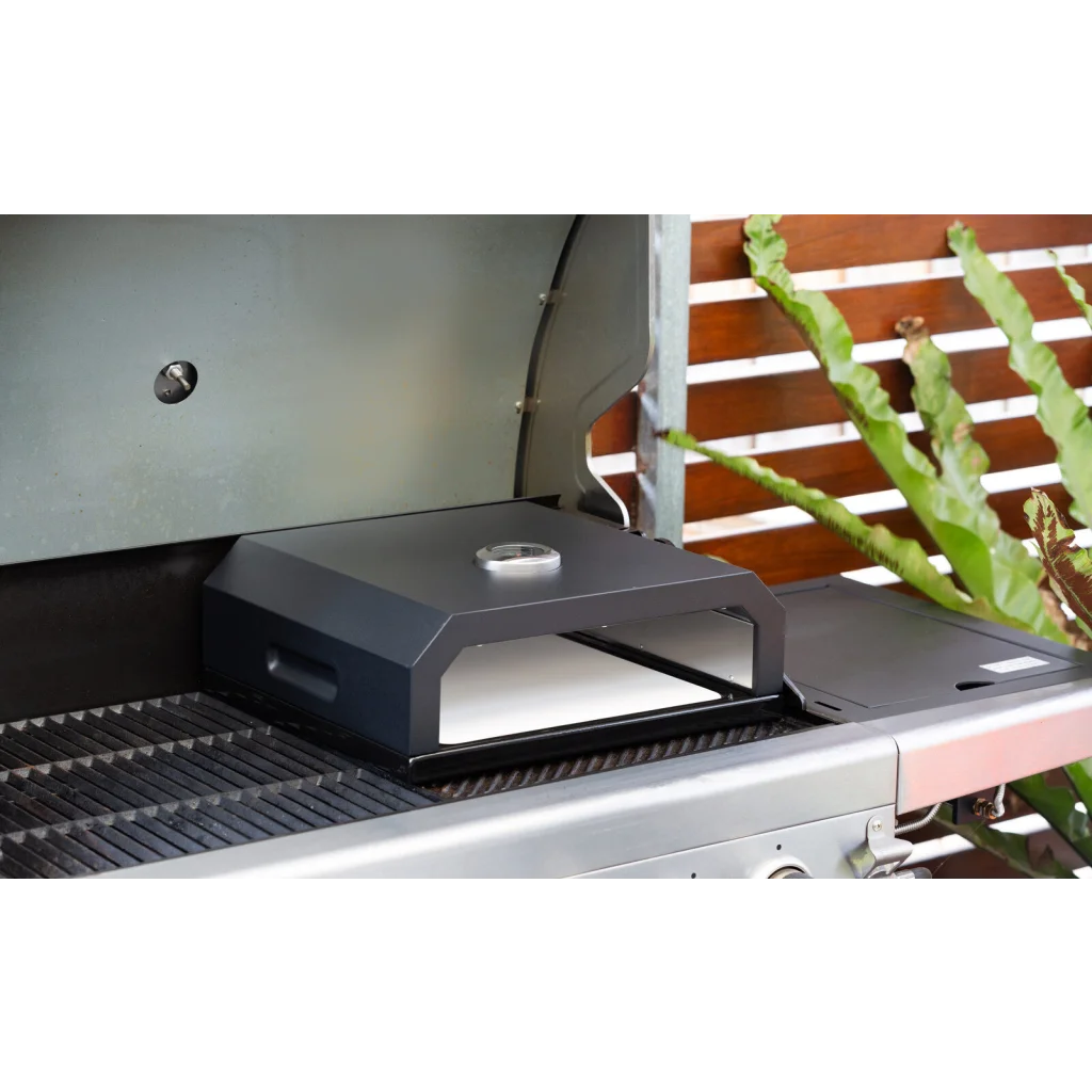 Pizza Oven Box with Built-in Thermometer - Appliances >