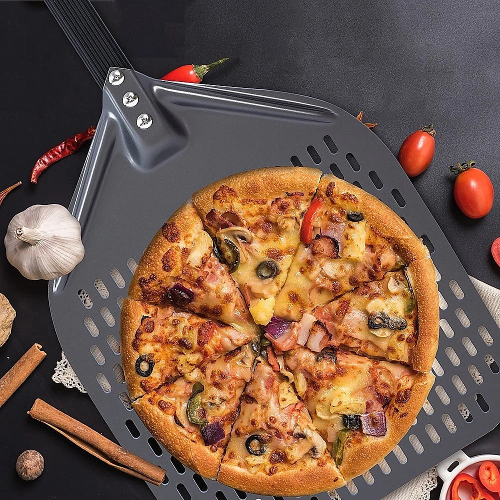 Pizza Paddle Peel Woodfire Outdoor Oven Aluminium - Home &