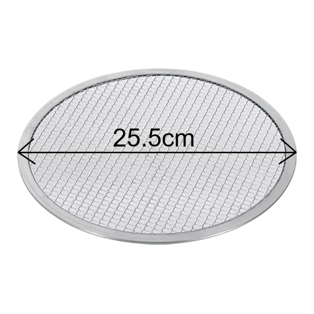 Pizza Screen Set Premium 2X 10-Inch Round Seamless Aluminium Nonstick Commercial Grade Baking Pan