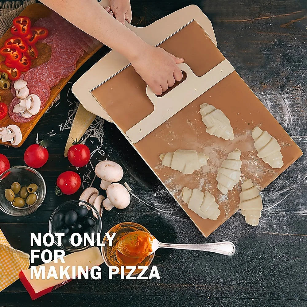 Pizza Slider Transfer Sliding Magic Peel Paddle - Home &