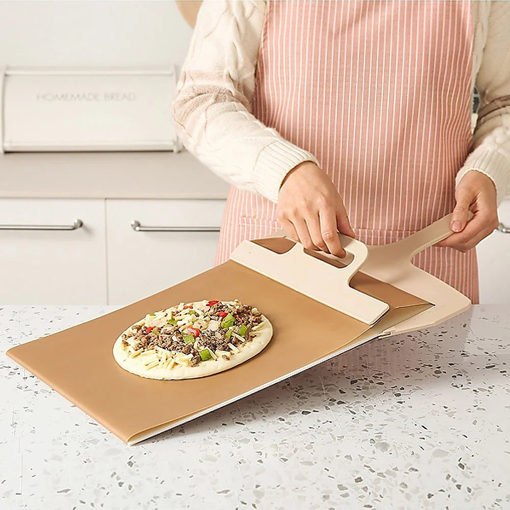 Pizza Slider Transfer Sliding Magic Peel Paddle - Home &