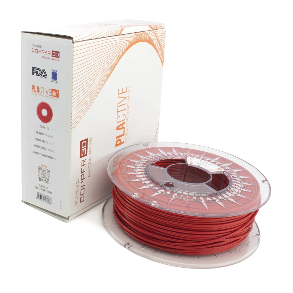PLActive Copper 3D PLA Filament 1.75mm 750g Antibacterial