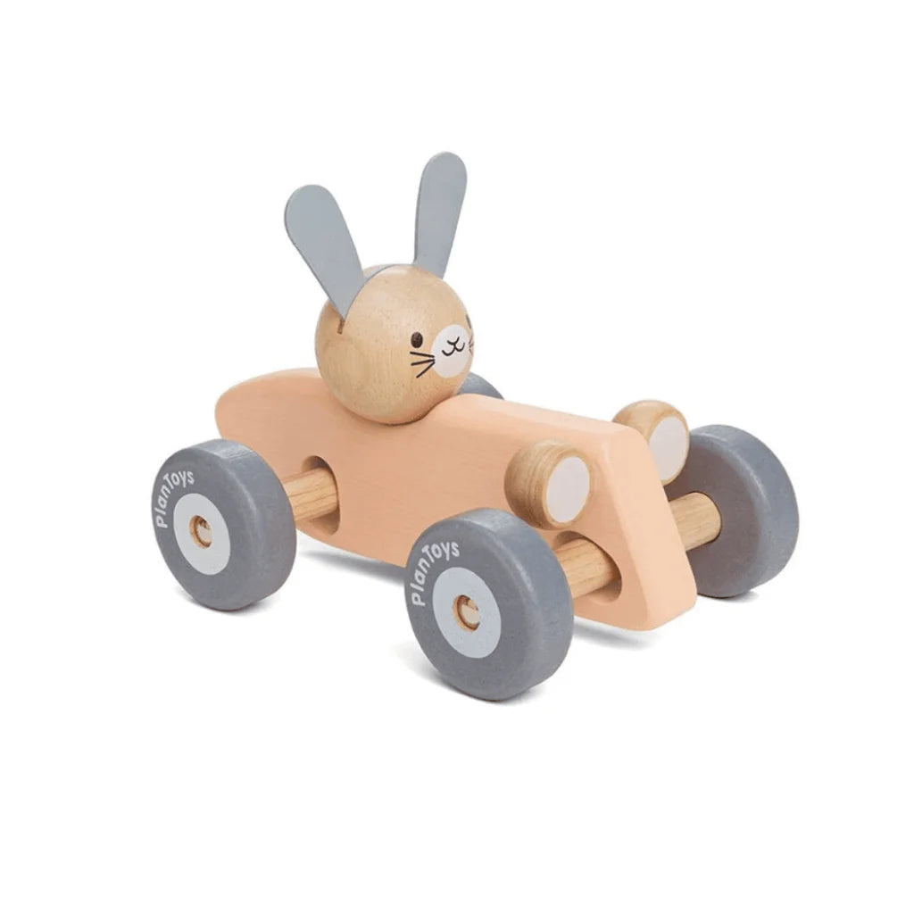 Plan Toys Bunny Racing Car-1973194213650731009