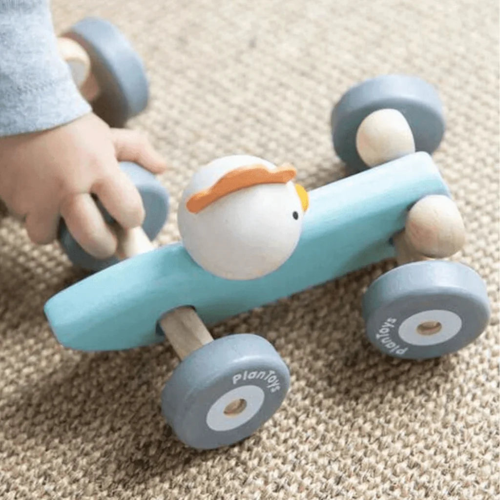 Plan Toys Chicken Racing Car-1973194213466181637