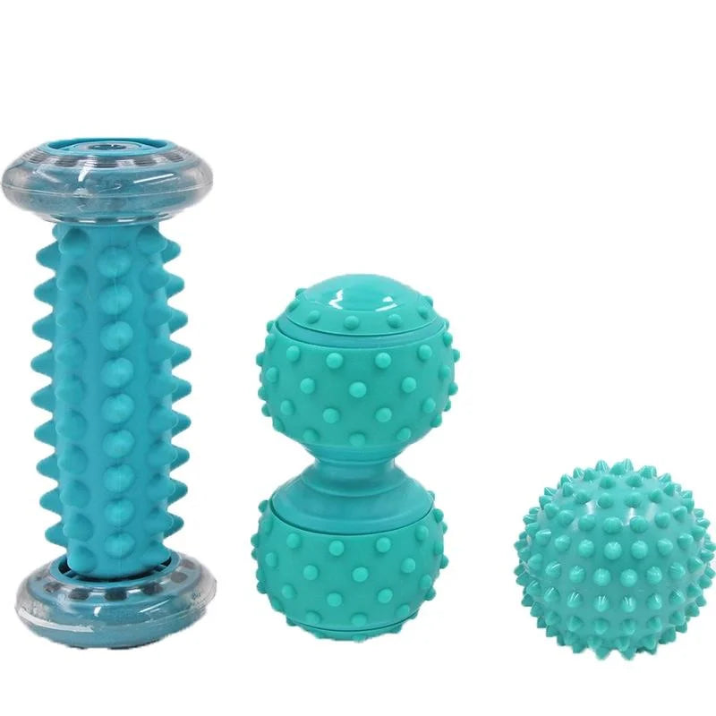 Plantar Fascia Massage Ball Set Green Foot Bottom Bump