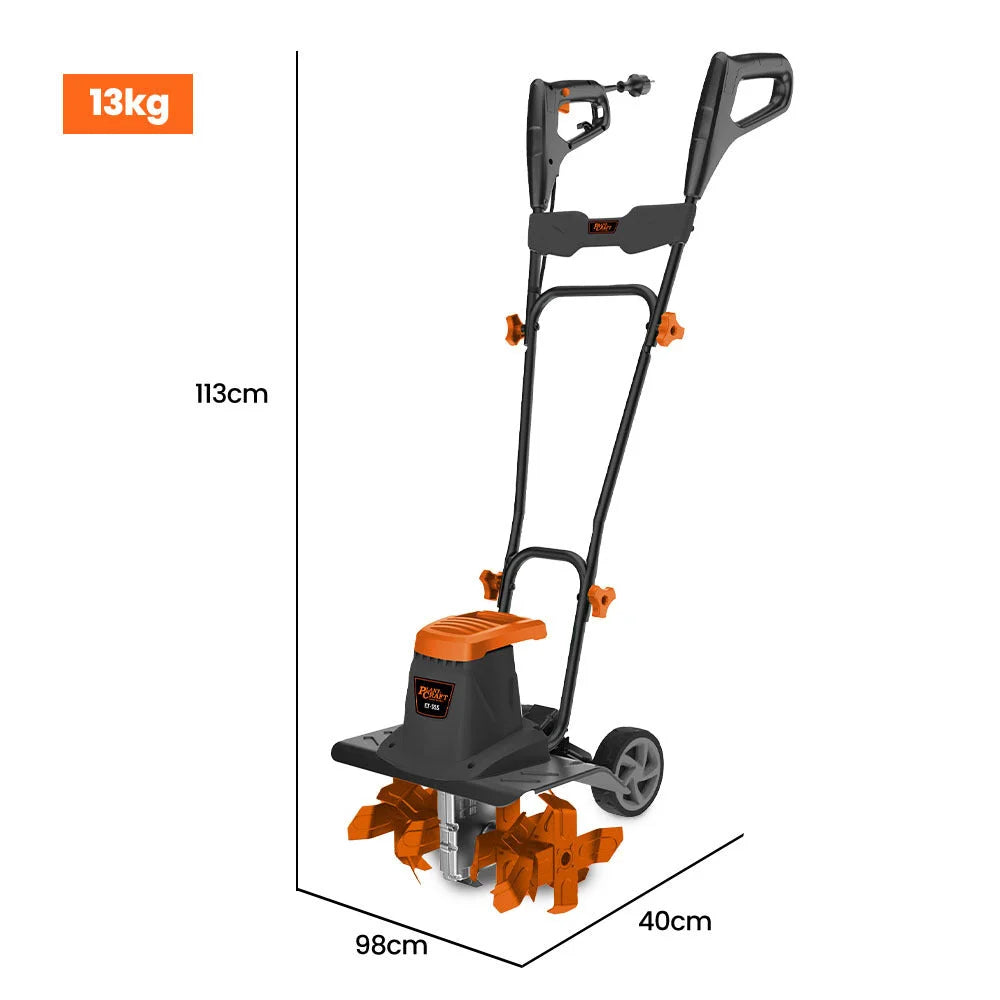 PLANTCRAFT Electric Rotary Hoe Garden Tiller Soil
