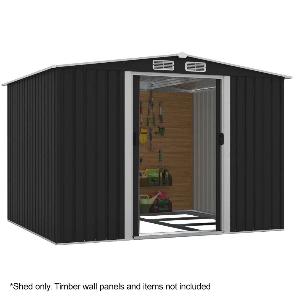 PlantCraft Galvanised Steel Shed 2 58 x 07