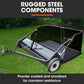 PlantCraft Lawn Sweeper 48’’ Wide Tow Behind Leaf and Grass
