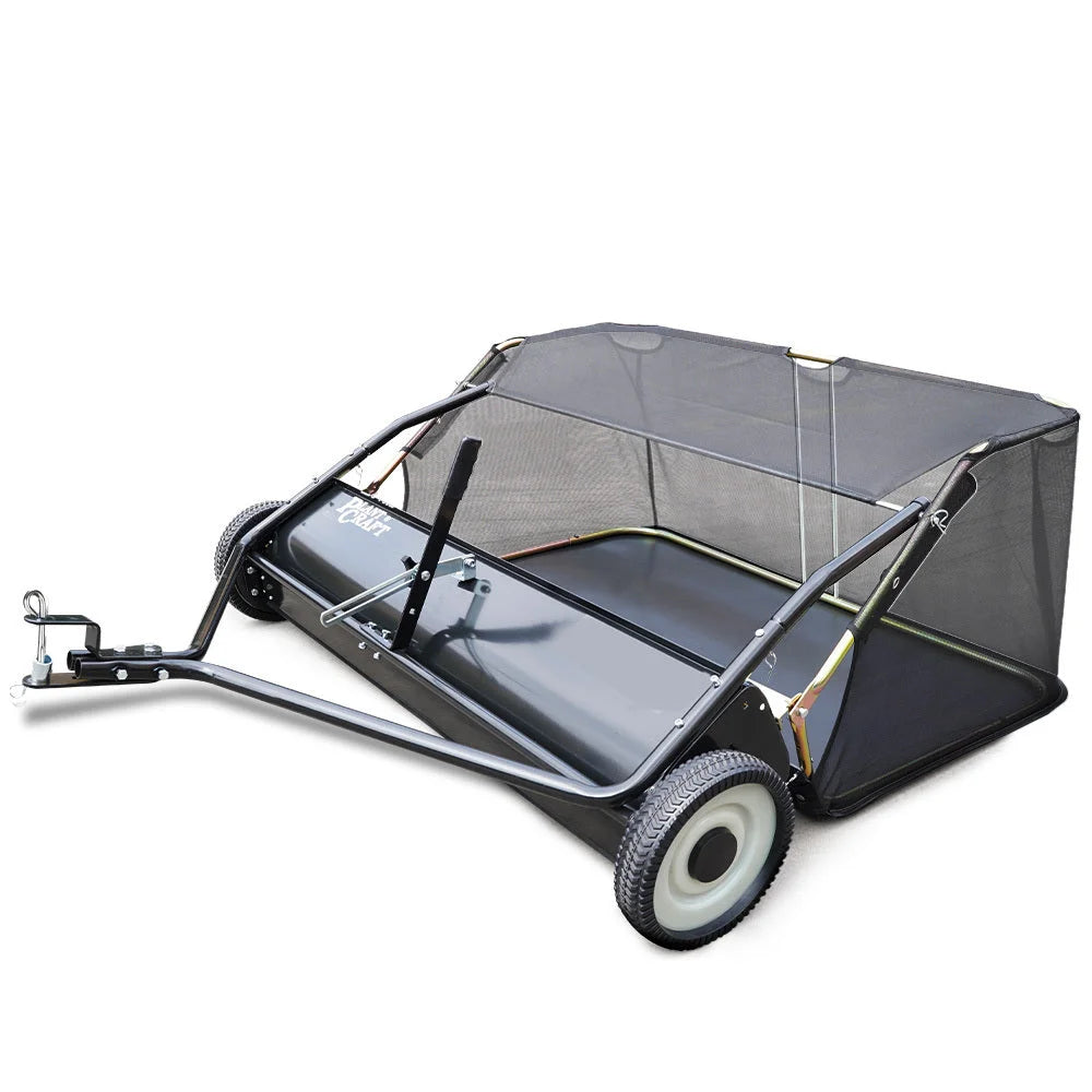 PlantCraft Lawn Sweeper 48’’ Wide Tow Behind Leaf and Grass