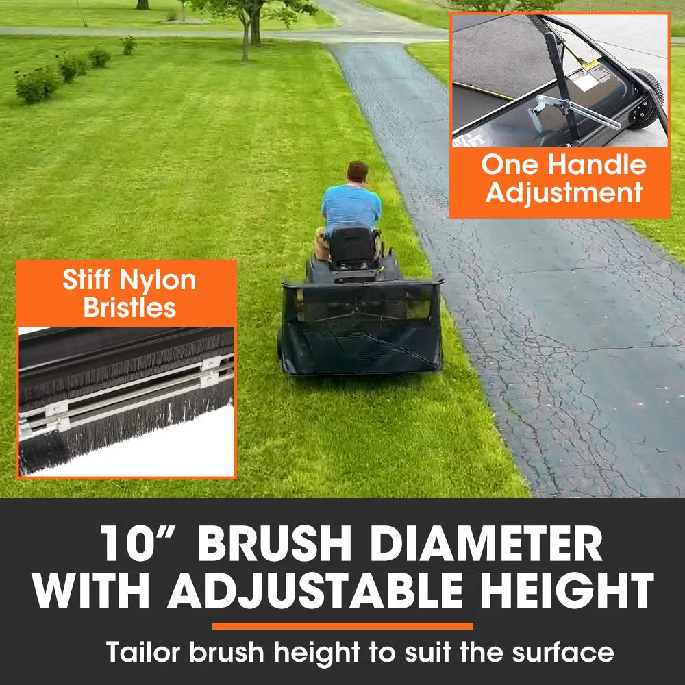 PlantCraft Lawn Sweeper 48 Wide Tow