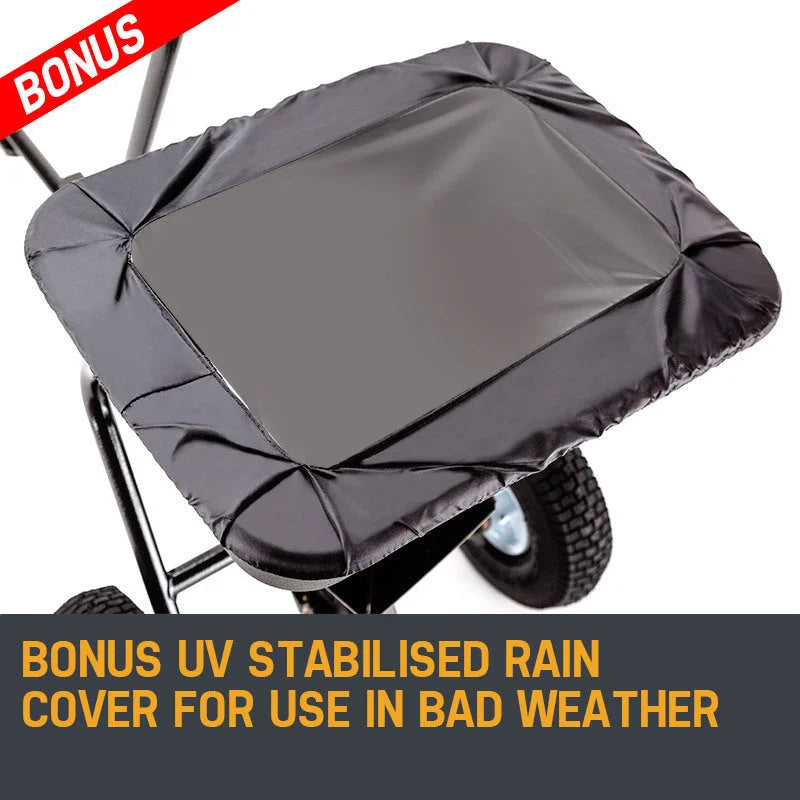 PLANTCRAFT Tow Behind Broadcast Spreader 30kg 26L Seed