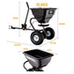PLANTCRAFT Tow Behind Broadcast Spreader 30kg 26L Seed