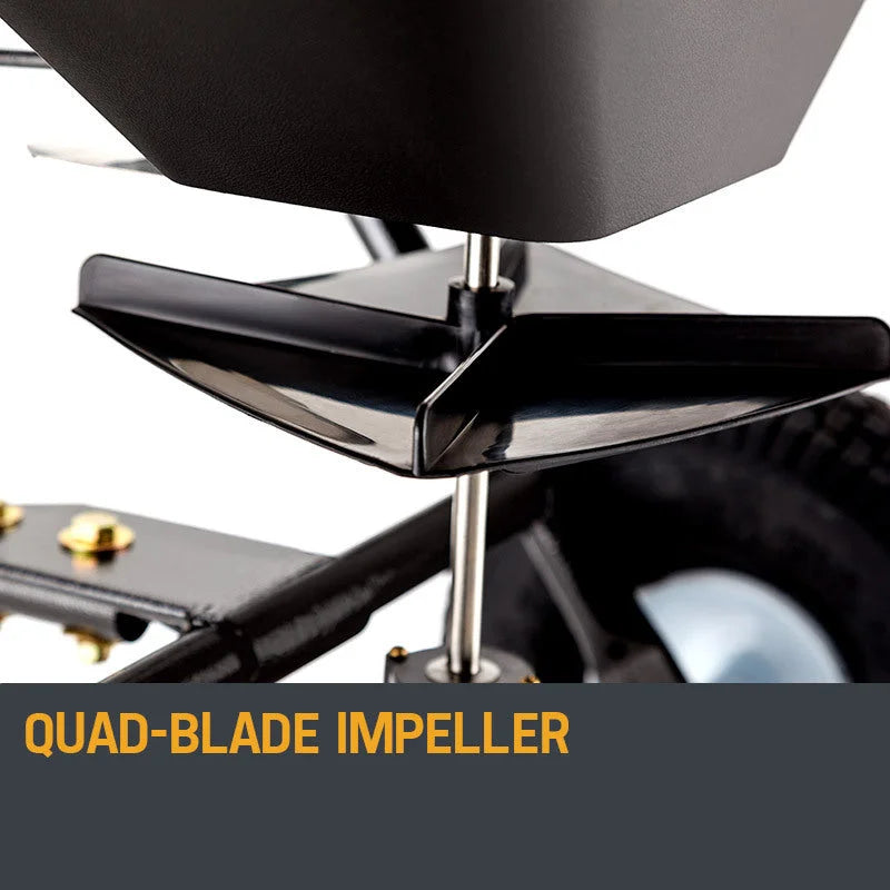PLANTCRAFT Tow Behind Broadcast Spreader 30kg 26L Seed