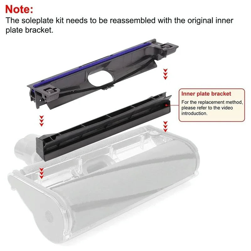 Plastic Cover For Dyson Floor Brush Roller Head-1915197503171596292