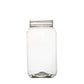 Plastic Honey Jars Lids 1Kg 10x round clear food