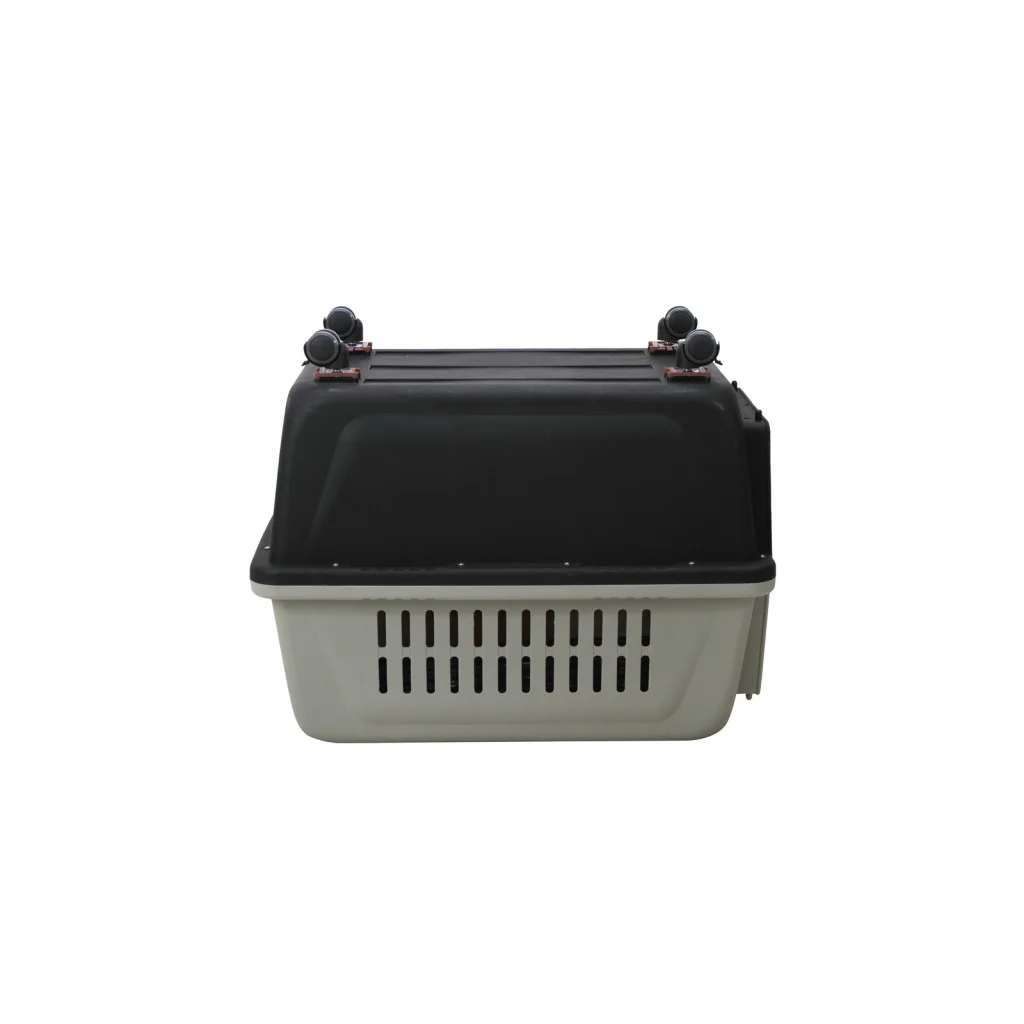 Plastic Pet Kennel Carrier Dog Cat Cage Crate with Handle &