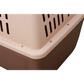 Plastic Pet Kennel Carrier Dog Cat Cage Crate with Handle &
